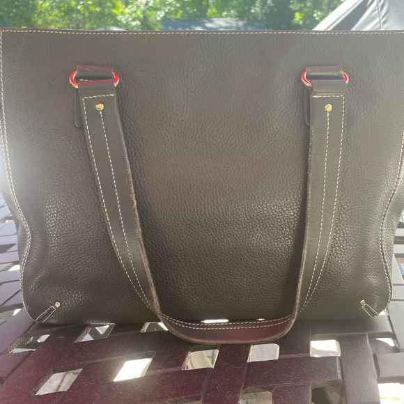 Vintage leather Kate spade tote - Picture 6 of 11